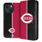 MLB Cincinnati Reds Split iPhone 15 Folio Case