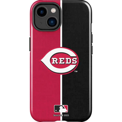MLB Cincinnati Reds Split iPhone 15 Impact Case