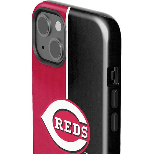 MLB Cincinnati Reds Split iPhone 15 Impact Case