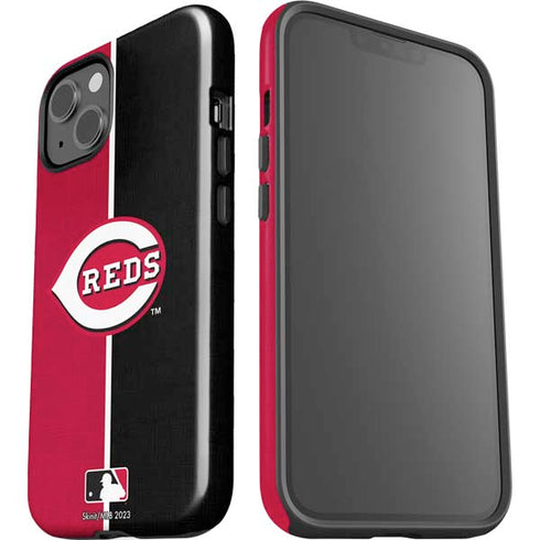 MLB Cincinnati Reds Split iPhone 15 Impact Case