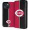 MLB Cincinnati Reds Split iPhone 15 Plus Folio Case