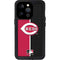 MLB Cincinnati Reds Split iPhone 15 Pro Waterproof Case