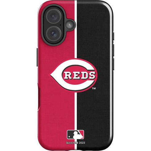 MLB Cincinnati Reds Split iPhone 16 Impact Case