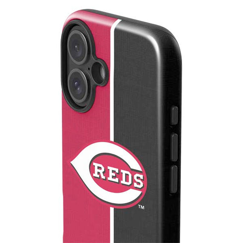 MLB Cincinnati Reds Split iPhone 16 Impact Case