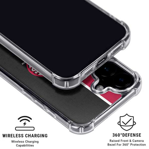 MLB Cincinnati Reds Split iPhone 16 Plus MagSafe Case