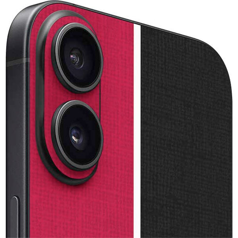 MLB Cincinnati Reds Split iPhone 16 Plus Skin