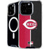 MLB Cincinnati Reds Split iPhone 16 Pro MagSafe Case
