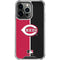 MLB Cincinnati Reds Split iPhone 16 Pro Max Clear Case