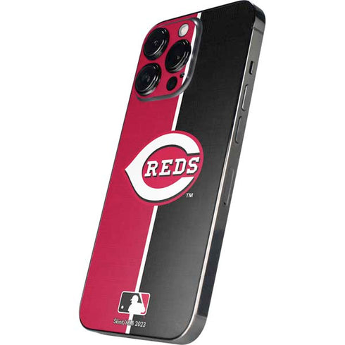 MLB Cincinnati Reds Split iPhone 16 Pro Skin