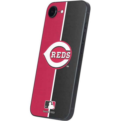 MLB Cincinnati Reds Split iPhone 16e Skin