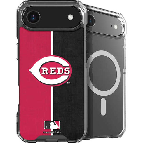 MLB Cincinnati Reds Split iPhone 17 Air MagSafe Case