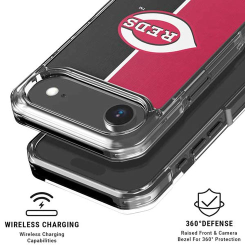 MLB Cincinnati Reds Split iPhone 17 Air MagSafe Case