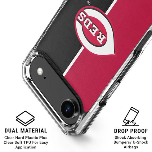 MLB Cincinnati Reds Split iPhone 17 Air MagSafe Case