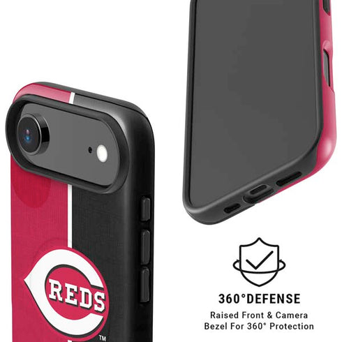 MLB Cincinnati Reds Split iPhone 17 Air Magsafe Impact Case