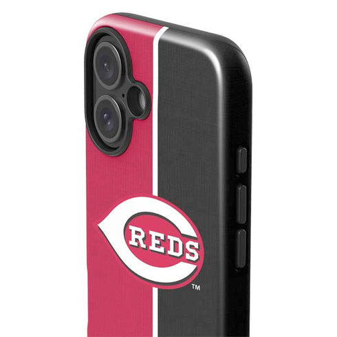 MLB Cincinnati Reds Split iPhone 17 Impact Case