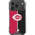 MLB Cincinnati Reds Split iPhone 17 Pro Clear Case