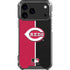 MLB Cincinnati Reds Split iPhone 17 Pro Max Clear Case
