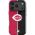 MLB Cincinnati Reds Split iPhone 17 Pro Max Impact Case