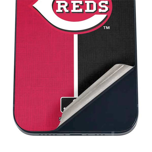 MLB Cincinnati Reds Split iPhone 17 Pro Skin