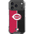 MLB Cincinnati Reds Split iPhone 18 Pro Clear Case