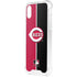 MLB Cincinnati Reds Split iPhone XS Clear Case