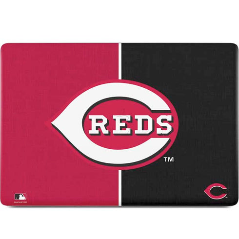 MLB Cincinnati Reds Split MacBook Skins
