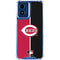 MLB Cincinnati Reds Split Moto G 5G (2024) Clear Case