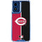 MLB Cincinnati Reds Split Moto G Play 4G (2024) Clear Case
