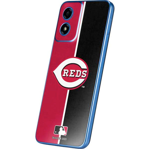 MLB Cincinnati Reds Split Moto G Play 4G (2024) Skin