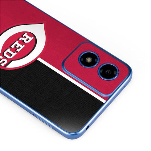 MLB Cincinnati Reds Split Moto G Play 4G (2024) Skin