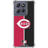 MLB Cincinnati Reds Split Moto G Play 5G (2025) Clear Case