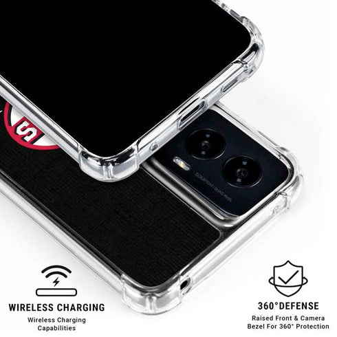MLB Cincinnati Reds Split Moto G Power 5G (2024) Clear Case