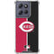 MLB Cincinnati Reds Split Moto G Stylus 5G (2025) Clear Case
