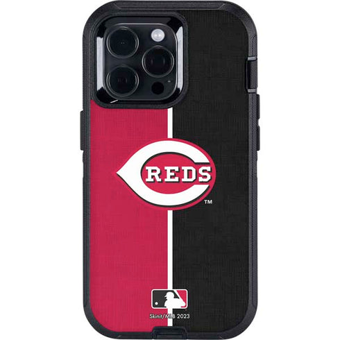 MLB Cincinnati Reds Split Otterbox Defender iPhone Skin