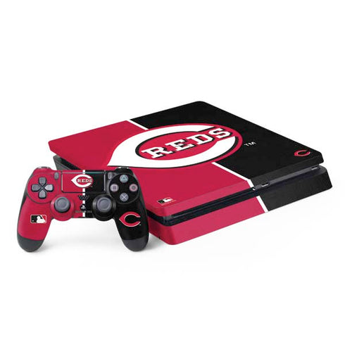 MLB Cincinnati Reds Split PlayStation PS4 Skins