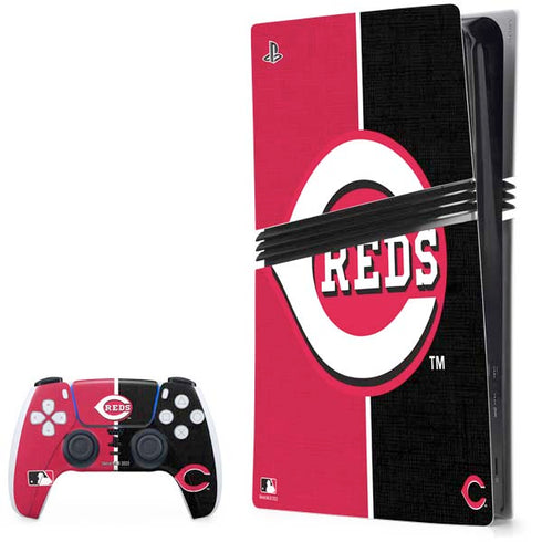 MLB Cincinnati Reds Split PS5 Pro Bundle Skin