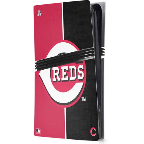 MLB Cincinnati Reds Split PlayStation PS5 Skins