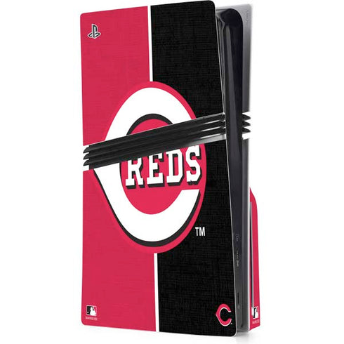 MLB Cincinnati Reds Split PlayStation PS5 Skins
