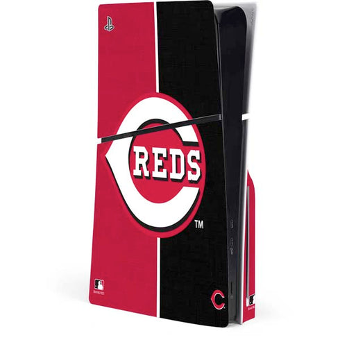 MLB Cincinnati Reds Split PlayStation PS5 Skins