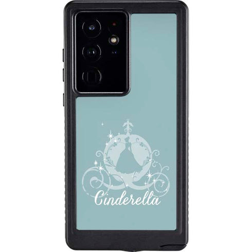 Disney Cinderella Carriage Galaxy S24 Ultra Waterproof Case
