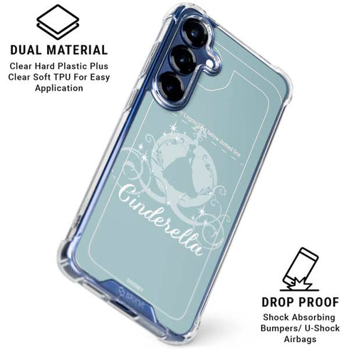 Disney Cinderella Carriage Galaxy S25 Plus Clear Case