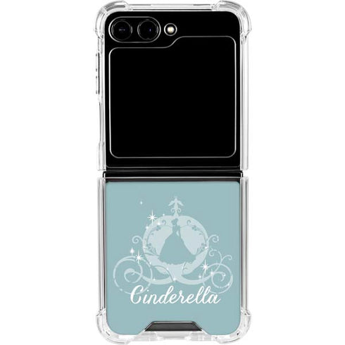 Disney Cinderella Carriage Galaxy Z Flip6 Clear Case