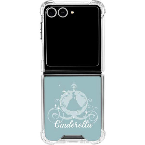 Disney Cinderella Carriage Galaxy Z Flip7 Clear Case