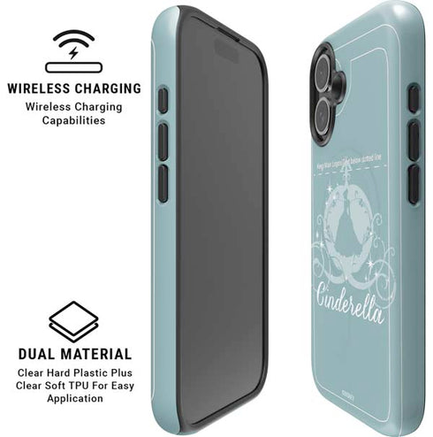 Disney Cinderella Carriage iPhone 16 Plus Magsafe Impact Case