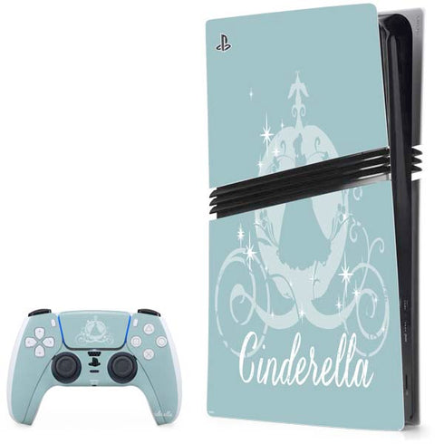 Disney Cinderella Carriage PS5 Pro Bundle Skin