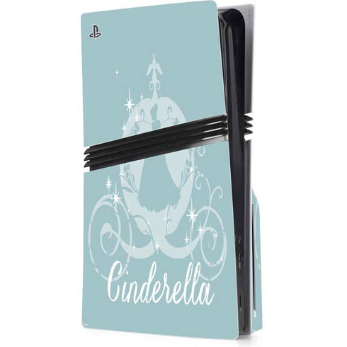 Disney Cinderella Carriage PS5 Pro Disk Console Skin