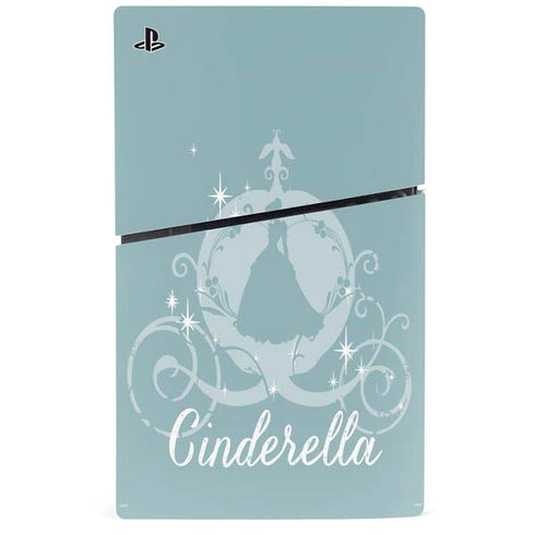 Disney Cinderella Carriage PS5 Slim Digital Edition Console Skin