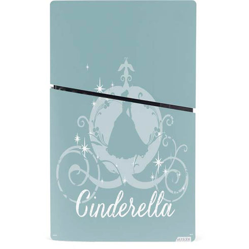 Disney Cinderella Carriage PS5 Slim Digital Edition Console Skin