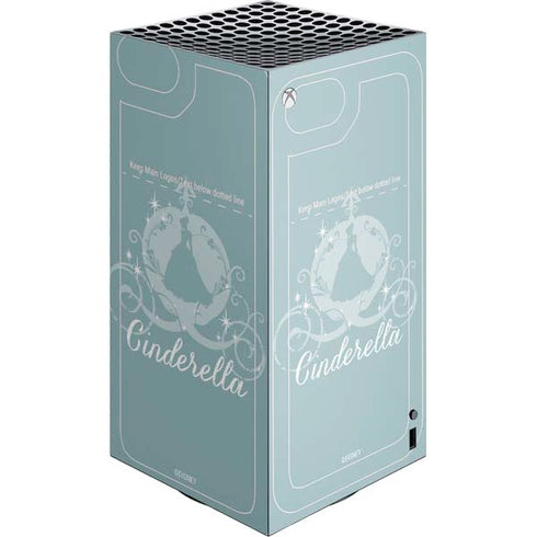 Disney Cinderella Carriage XBox Series X Digital Edition Console Skin