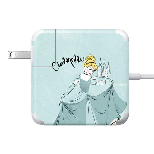 Disney Princess Cinderella Curtsy Art 85W Power Adapter (15 and 17 inch MacBook Pro Charger) Skin